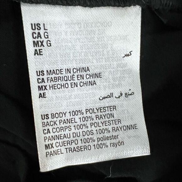 Inc International Concepts Blouse V Neck Black Draped Front Women Size Large - Picture 13 of 15